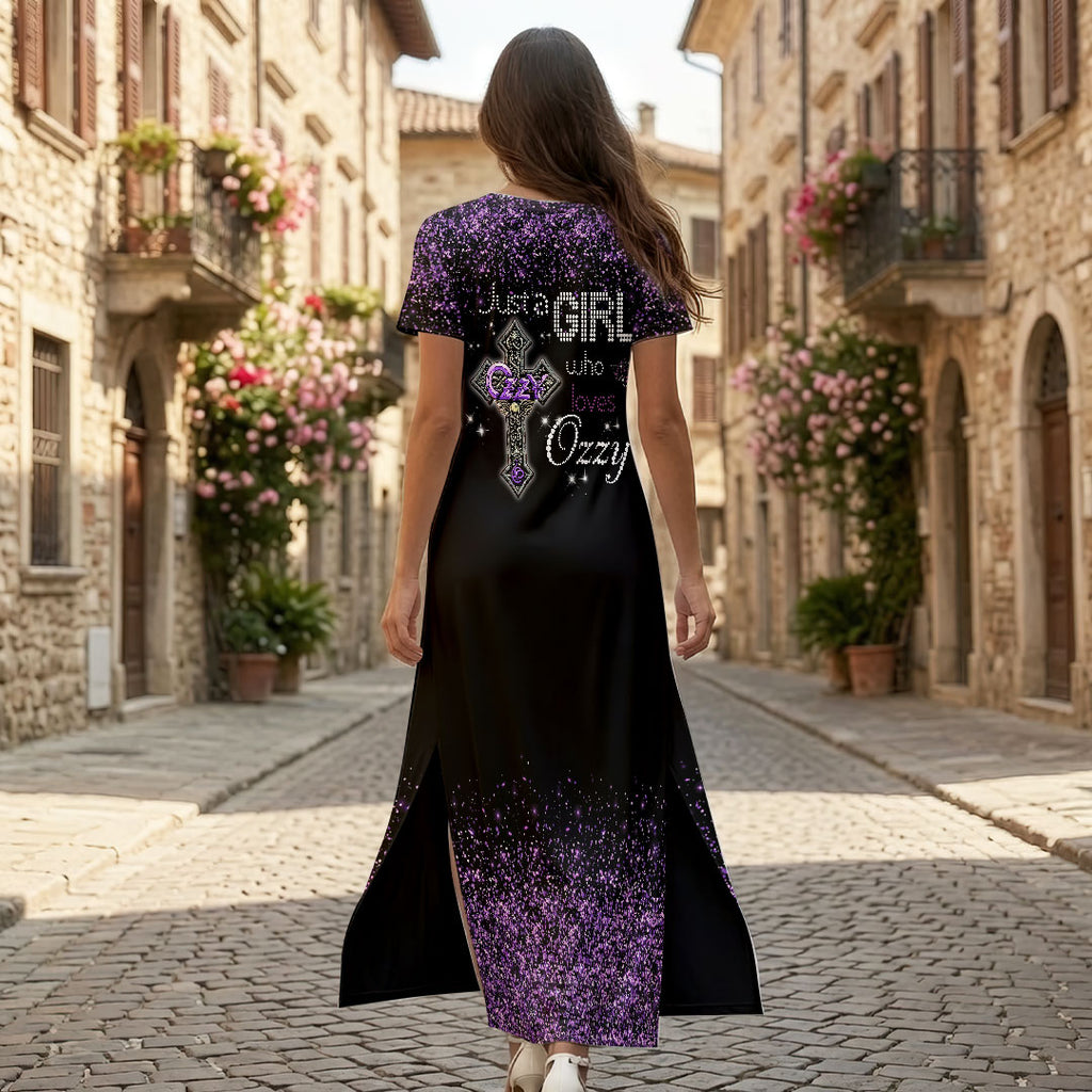 Ozzy Osbourne Short Sleeve Maxi Dress – HOATT19692