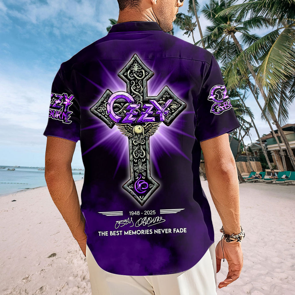 Ozzy Osbourne Short Sleeve Button-Down Shirt – HOATT19139