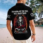Ozzy Osbourne Short Sleeve Button-Down Shirt – MAITM 12495