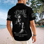 Ozzy Osbourne Short Sleeve Button-Down Shirt – MAITM12834