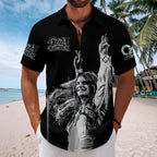 Ozzy Osbourne Short Sleeve Button-Down Shirt – MAITM12834