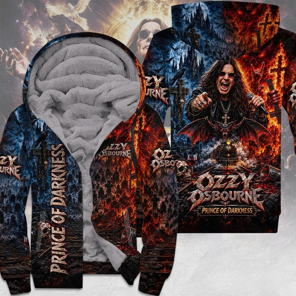 Ozzy Osbourne 3D Fleece Zip Hoodie – TMTHU9702