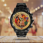Ozzy Osbourne: The Ultimate Sin 40th Anniversary Black Stainless Steel Watch – TMTHU4982