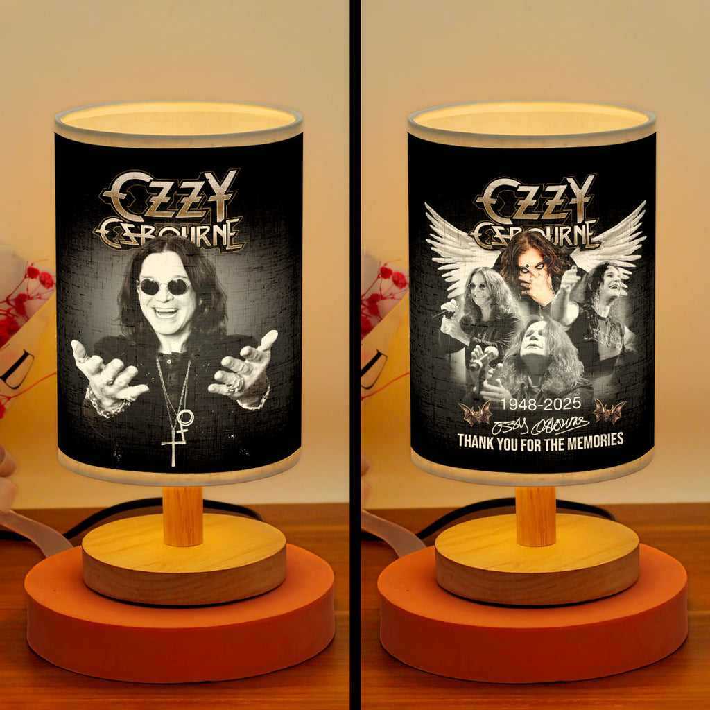 Ozzy Osbourne Wooden Base Fabric Lamp – HOATT15895