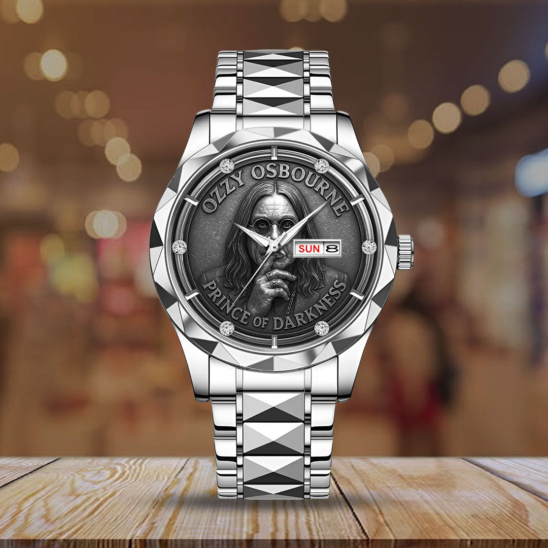 Ozzy Osbourne Alloy Luxury Quartz Watch – GNE 4143