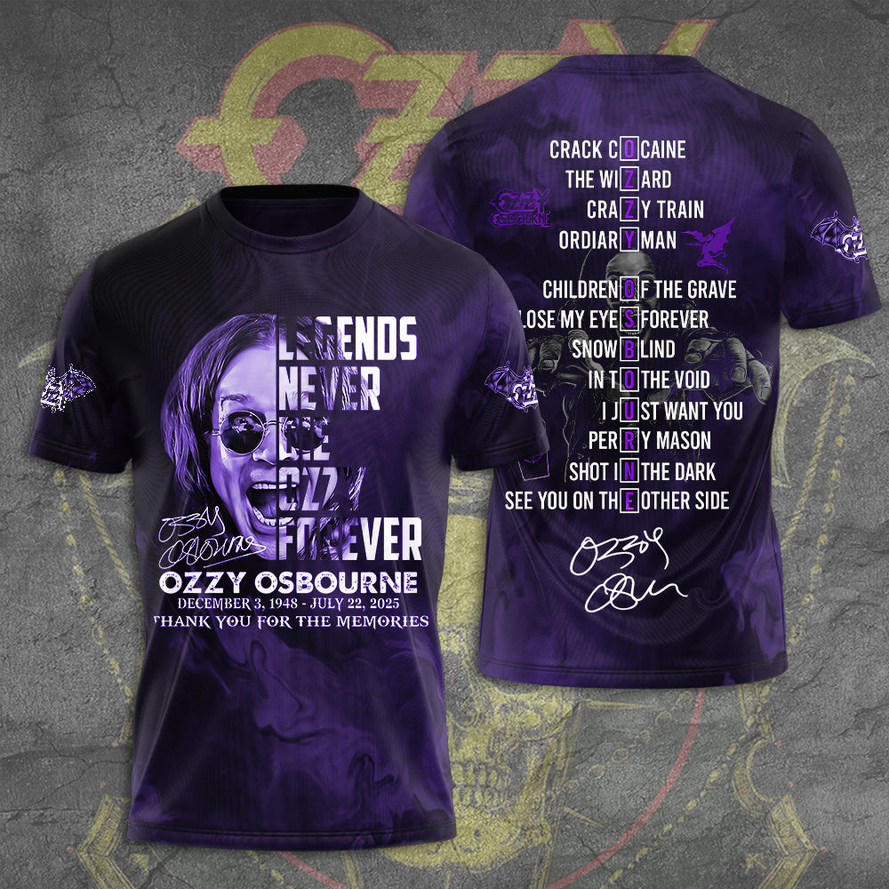 Ozzy Osbourne 3D Apparel – TANTN15388