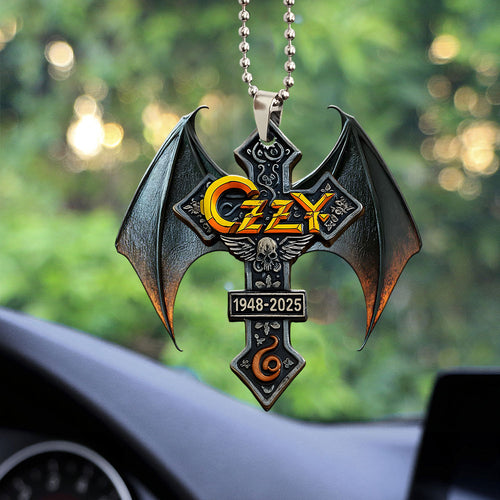 Ozzy Osbourne Custom shape 1-sided Acrylic Car Ornament – MAITM 12378
