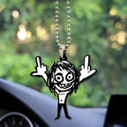 Ozzy Osbourne Custom shape 2-sided Acrylic Car Ornament – GNE 4105