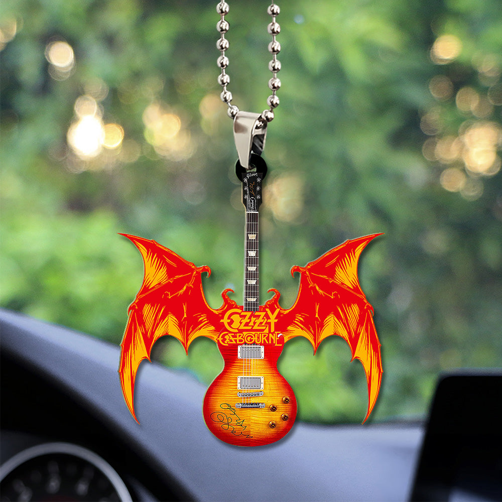 Ozzy Osbourne Custom shape 2-sided Acrylic Car Ornament – TANTN 14825