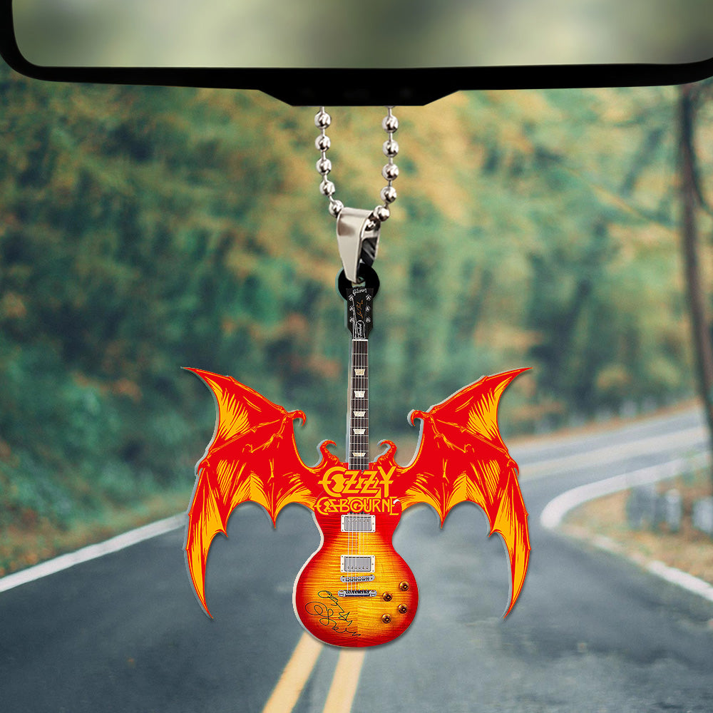Ozzy Osbourne Custom shape 2-sided Acrylic Car Ornament – TANTN 14825