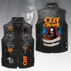 Ozzy Osbourne Premium 2D Sleeveless Leather Vest – HOATT18367