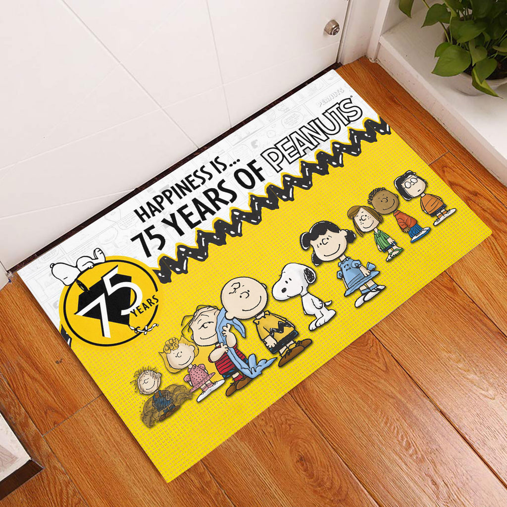 Peanuts 75th Anniversary Doormat – TMTHU1715