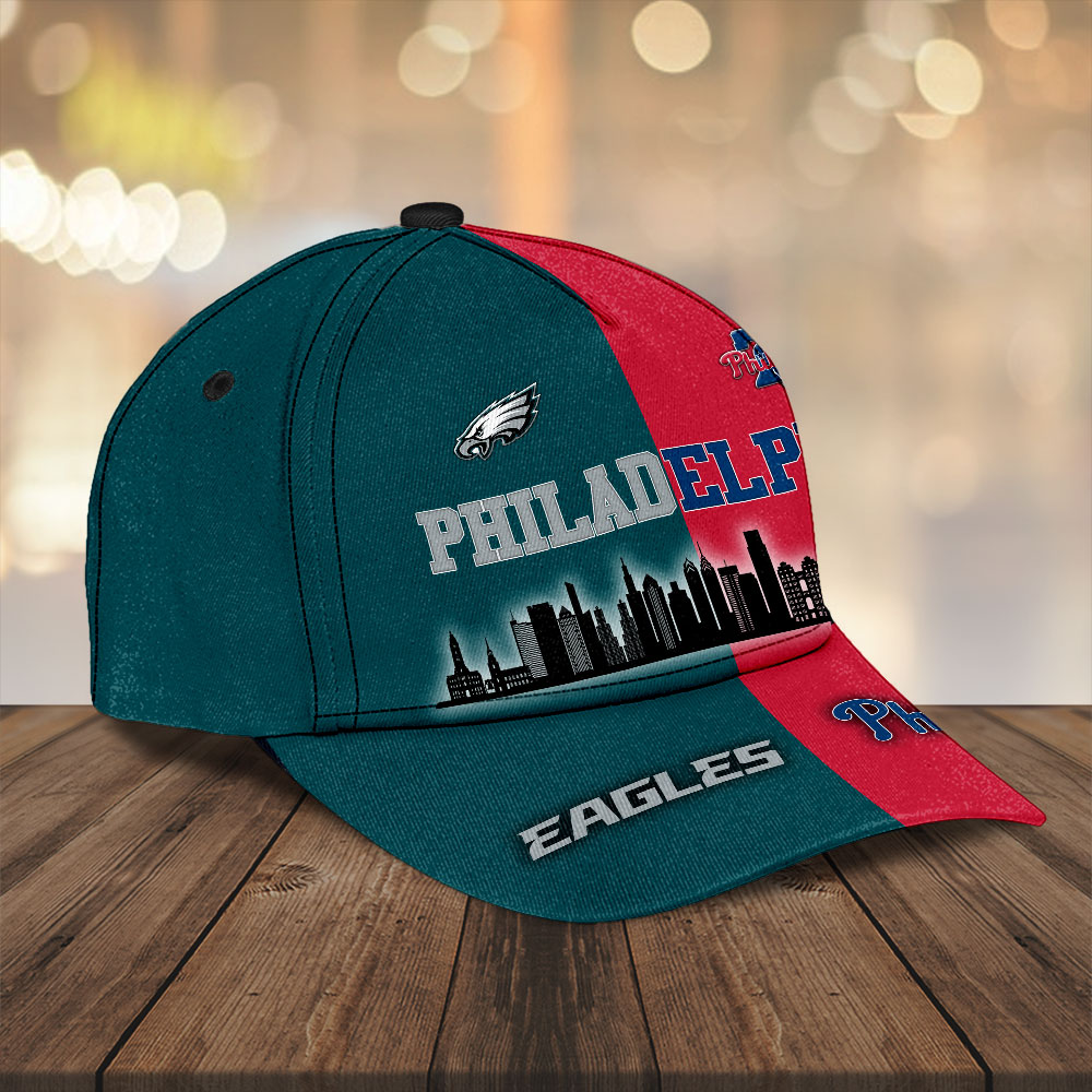 Philadelphia Eagles x Philadelphia Phillies Classic Cap – TMTHU1066