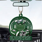 Philadelphia Eagles Custom shape 2-sided Acrylic Car Ornament – TMTHU749