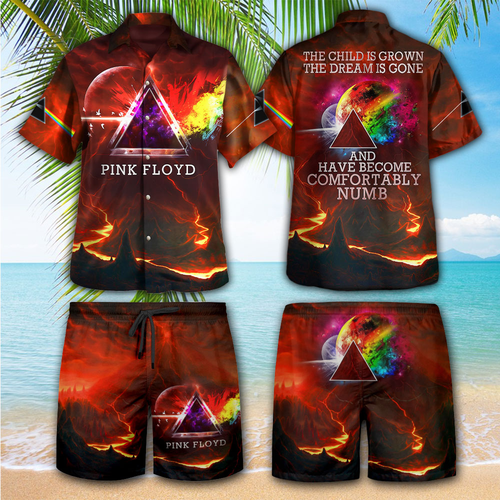 Pink Floyd 3D Hawaiian Apparel – TMTHU 173