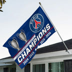 Paris Saint-Germain Champions of Europe 25/26 3D Double-side House Flag – TANTN23330