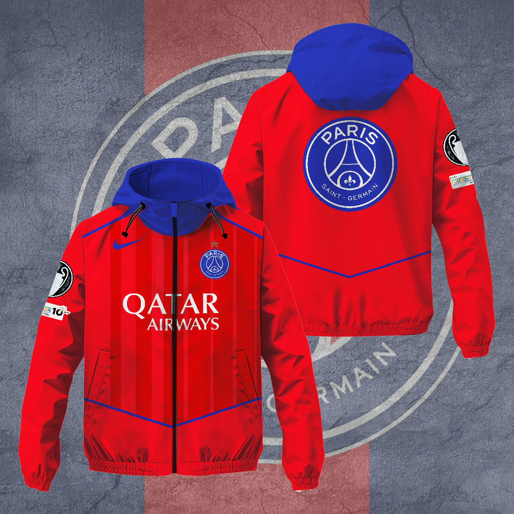 Paris Saint-Germain 3D Windbreaker Jacket – TANTN15365