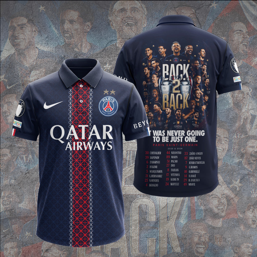 Paris Saint-Germain 25/26 Champions League Champions 3D Apparel – GNE6949