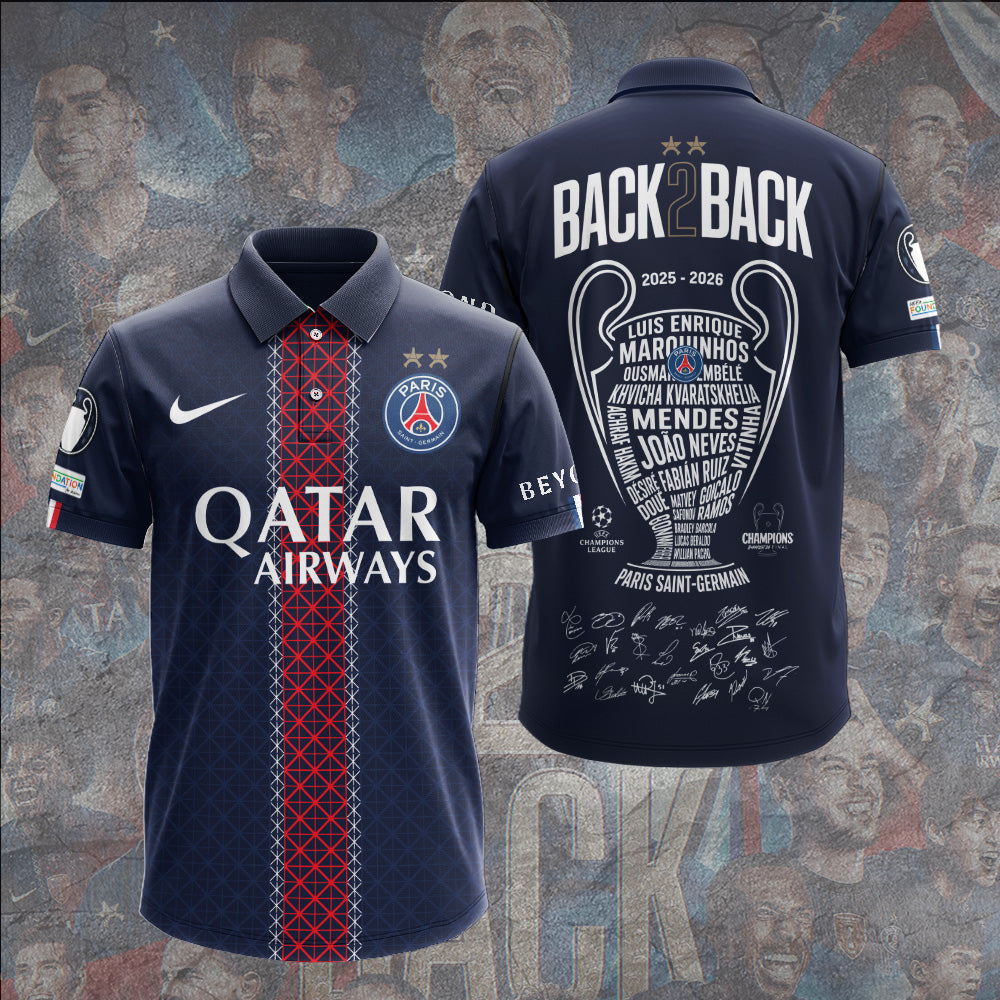 Paris Saint-Germain 25/26 Champions League Champions 3D Apparel – GNE6959