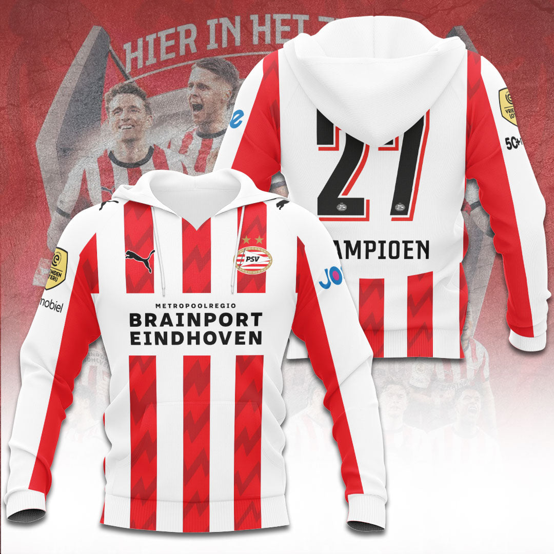 PSV Eindhoven Champions 2026 3D Apparel – TANTN22167