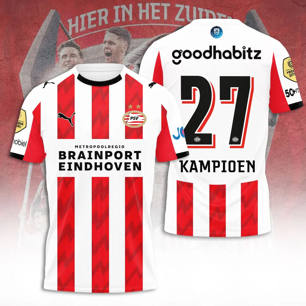 PSV Eindhoven Champions 2026 3D Apparel – TANTN22167