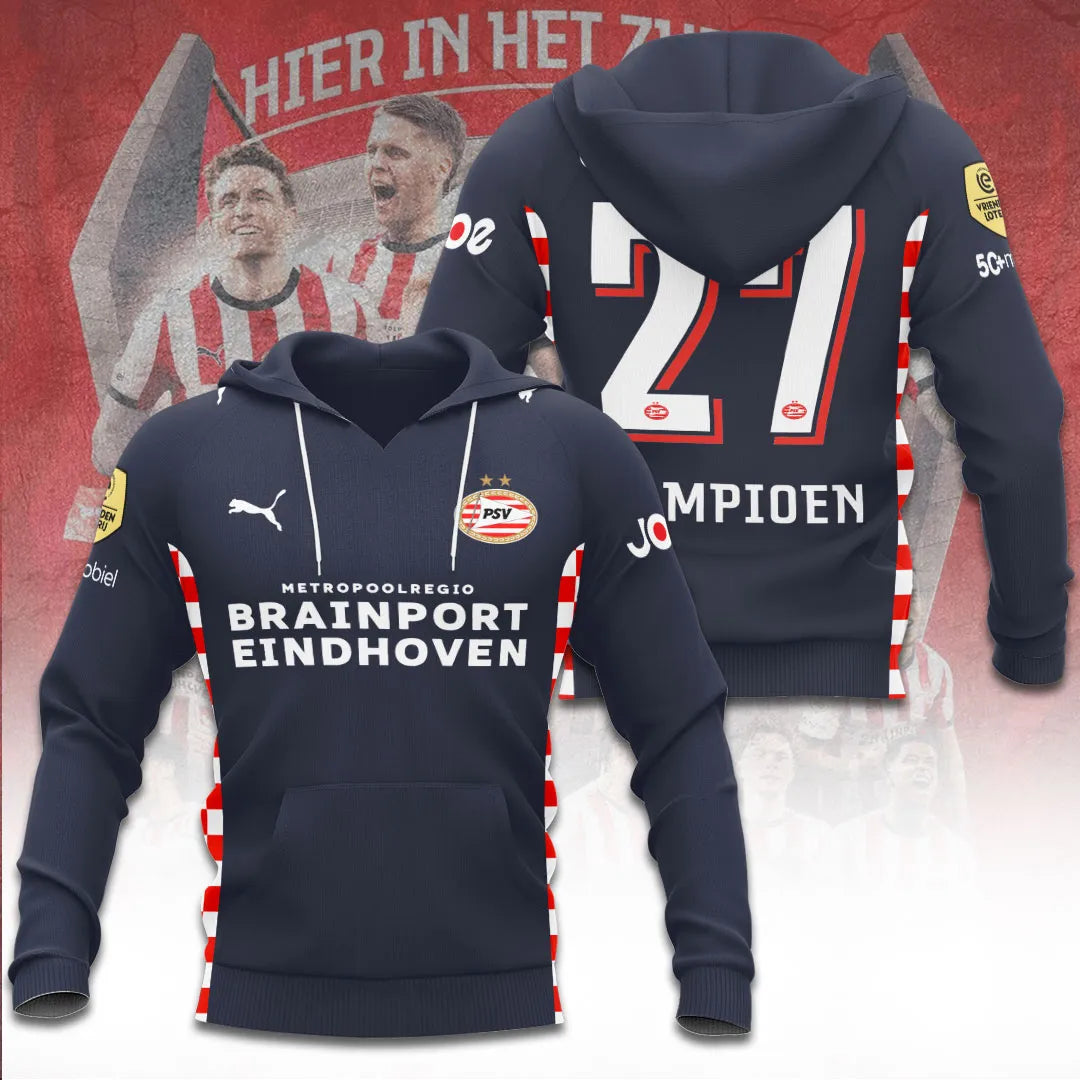 PSV Eindhoven Champions 2026 3D Apparel – TANTN22169
