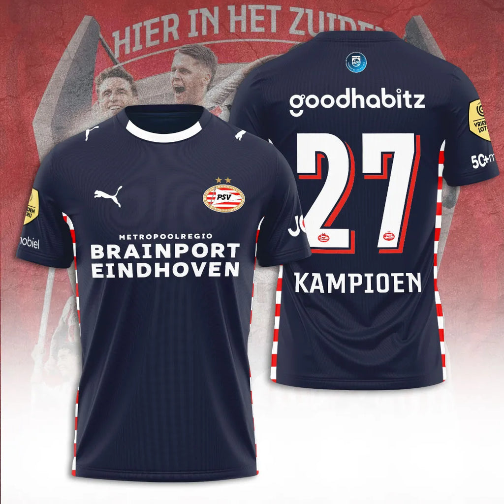 PSV Eindhoven Champions 2026 3D Apparel – TANTN22169