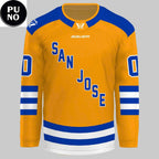 PWHL San Jose 2026 Inaugural Season Personalized Hockey Jersey