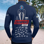 Paris Saint-Germain 25/26 Champions League Champions Zip Polo Shirt – HOATT18446