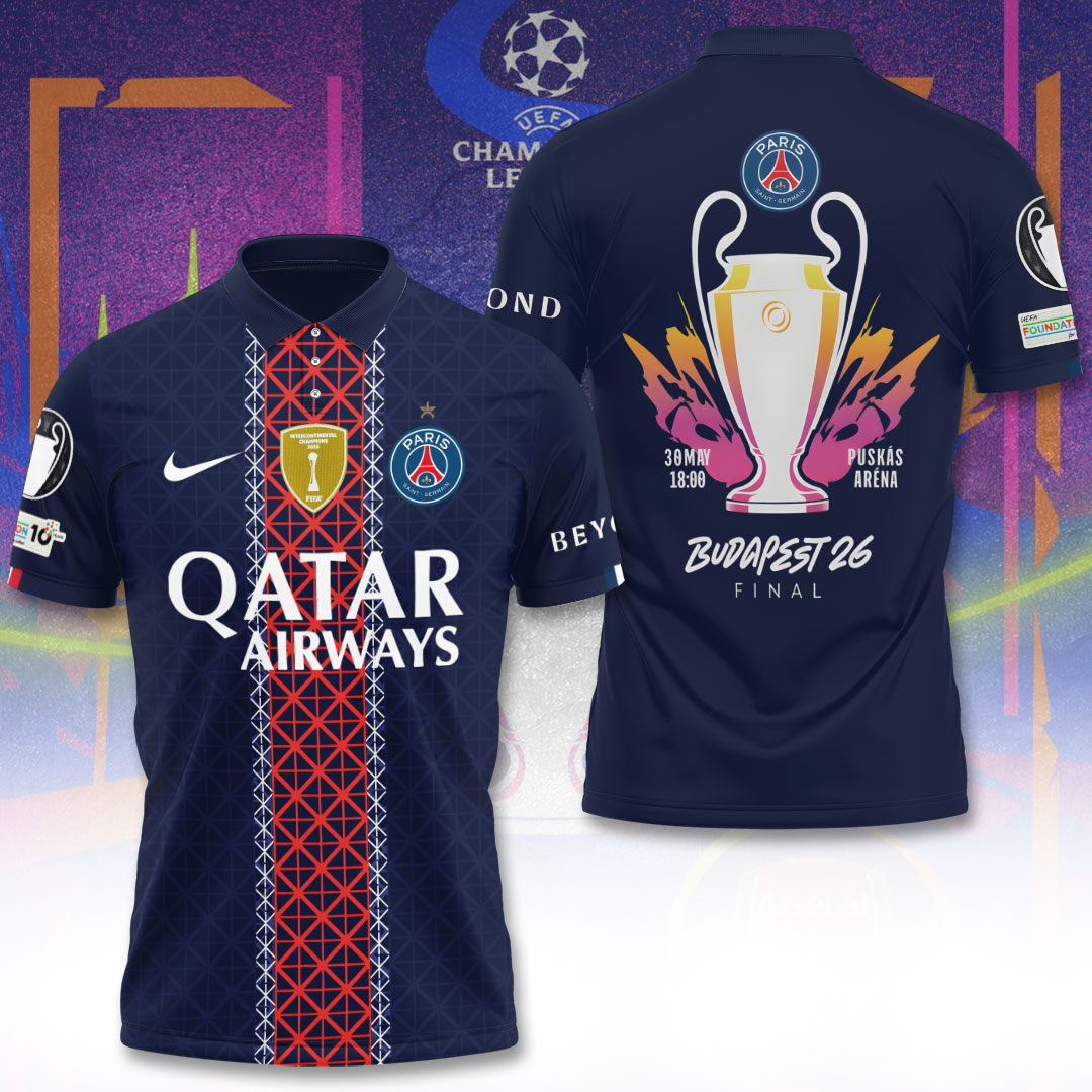Paris Saint-Germain Champions League Final 2026 3D Apparel – TANTN22726