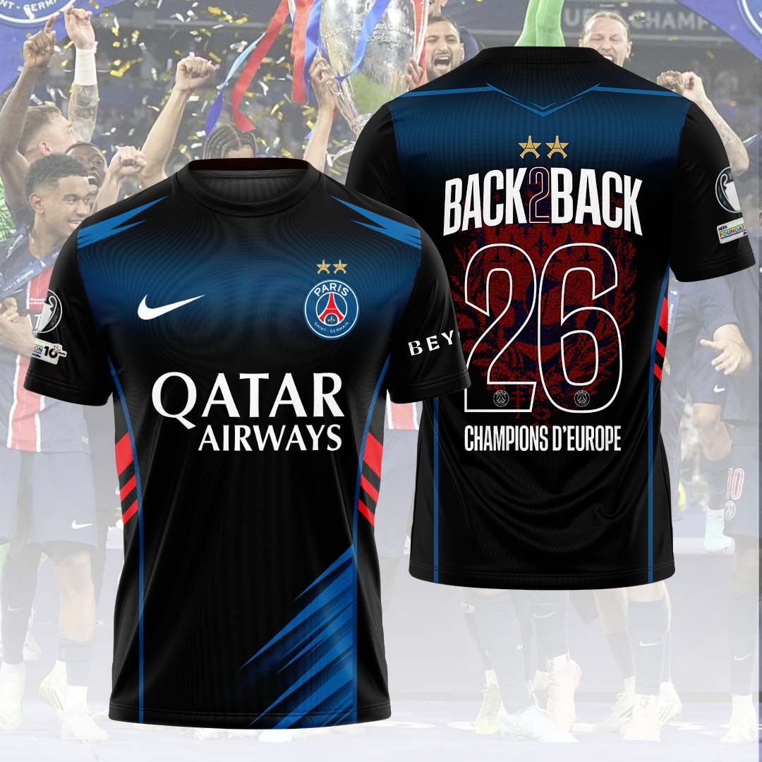 Paris Saint-Germain 25/26 Champions League Champions 3D Apparel – HOATT18407