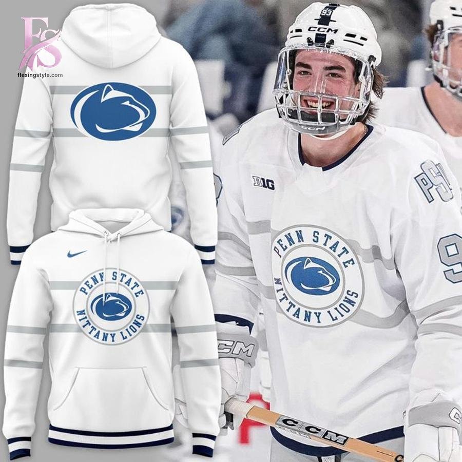 Penn State Nittany Lions Hockey Throwback Uniform Hoodie