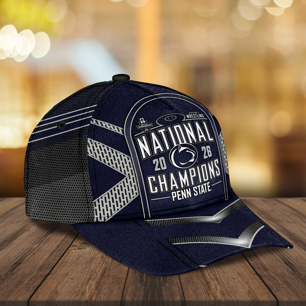 Penn State Nittany Lions Wrestling 2026 National Champions Classic Cap – MAITM15247