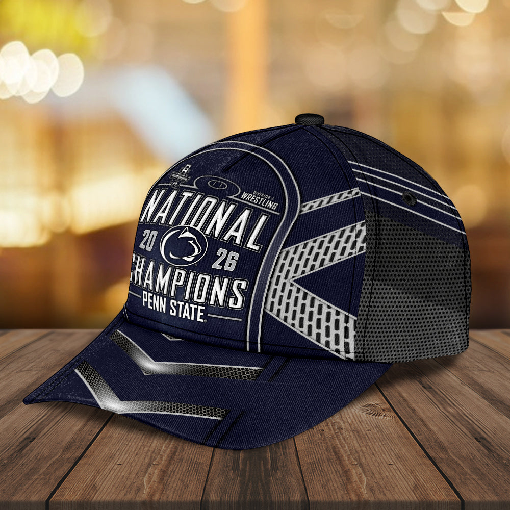 Penn State Nittany Lions Wrestling 2026 National Champions Classic Cap – MAITM15247