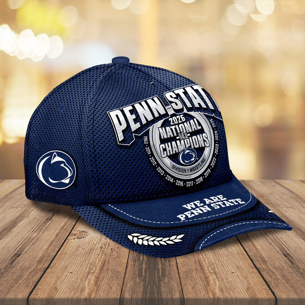 Penn State Nittany Lions Wrestling 2026 National Champions Classic Cap – MAITM15236