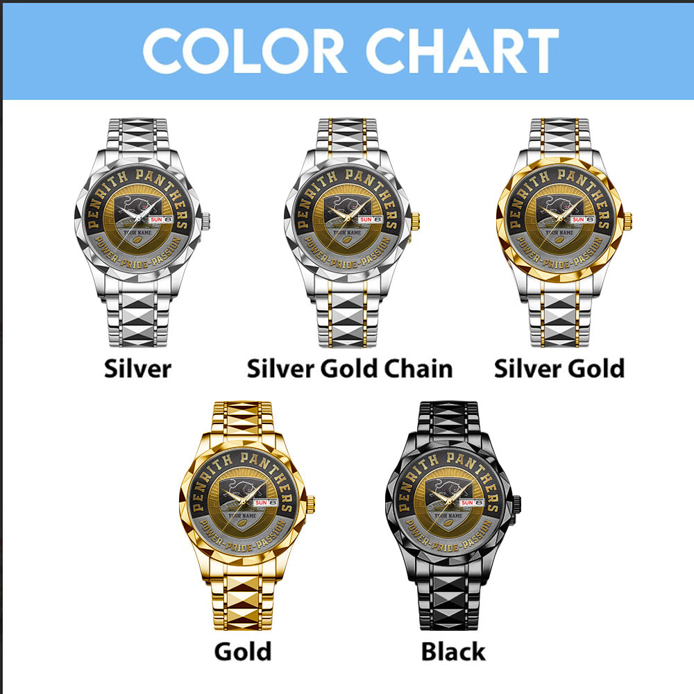 Personalized Penrith Panthers Alloy Luxury Quartz Watch – TANTN18621