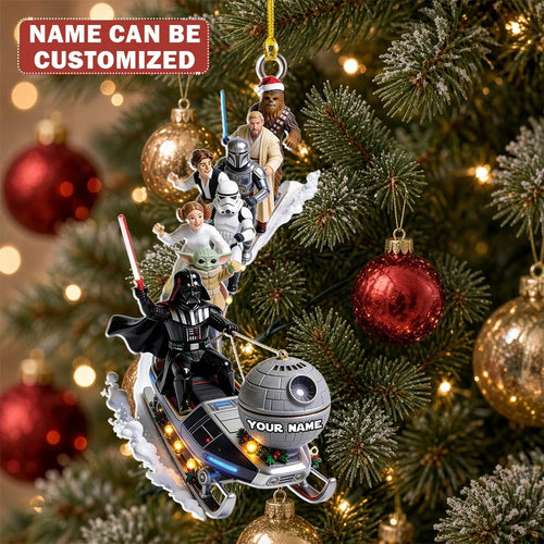 Personalized Star Wars Custom Shape 2-side Printed Acrylic Ornament – TMTHU9708