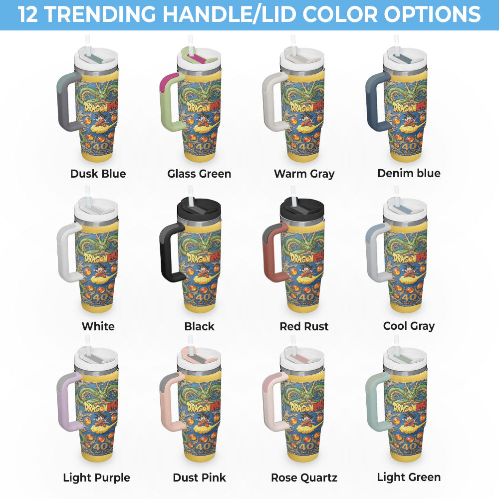Personalized Dragon Ball 40th Anniversary 40oz Tumbler – TMTHU3722