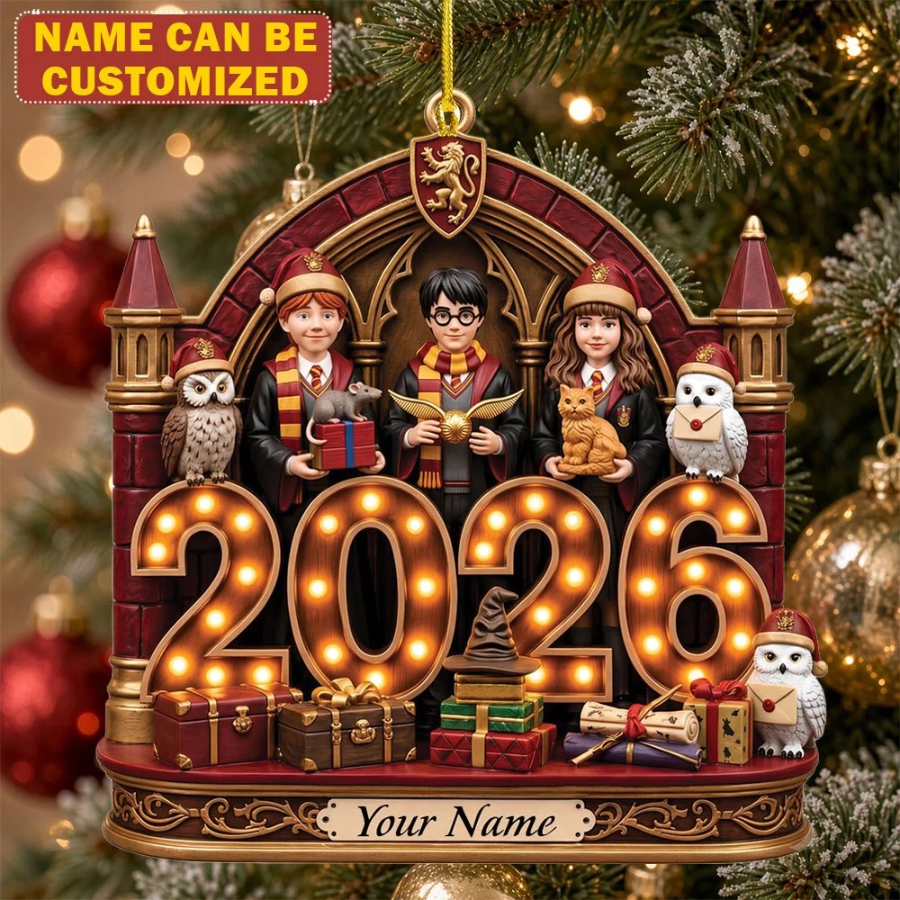 Personalized Harry Potter 25th Anniversary Custom Shape 2-side Printed Acrylic Ornament – TMTHU9732