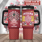 Personalized Indiana Hoosiers Football 2025 40oz Tumbler – TMTHU3391