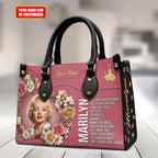 Personalized Marilyn Monroe Leather HandBag – TMTHU8062