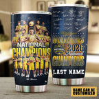 Pesonalized Michigan Wolverines 2026 NCAA Men's Basketball National Champs Tumbler Cup – TMTHU5110