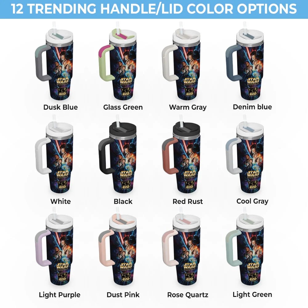 Personalized Star Wars 50th Anniversary 40oz Tumbler – TMTHU9085