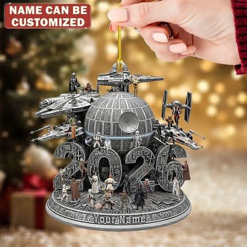 Personalized Star Wars Custom Shape 2-side Printed Acrylic Ornament – TMTHU9906
