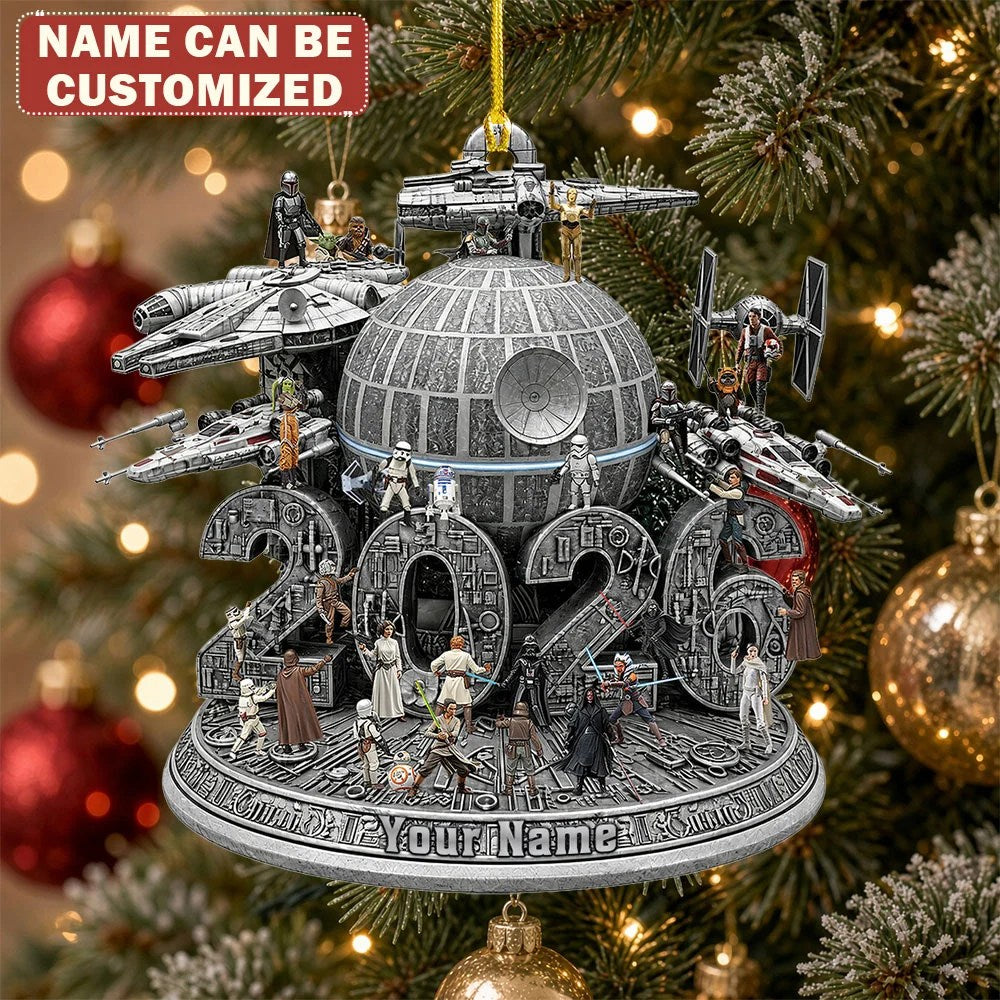 Personalized Star Wars Custom Shape 2-side Printed Acrylic Ornament – TMTHU9906