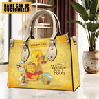 Personalized Winnie-the-Pooh Leather HandBag – TMTHU10104