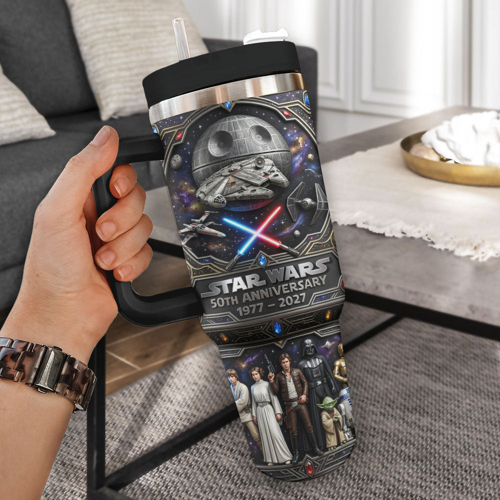 Personalized Star Wars 50th Anniversary 40oz Tumbler – TMTHU4372