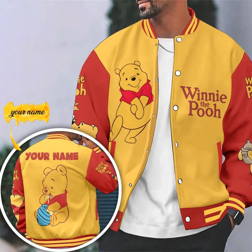 Personalized Winnie-the-Pooh Varsity Jacket – HOATT20865