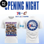 Philadelphia 76ers 2026-27 Opening Night Throw The Ball Up T-shirt