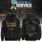 Philadelphia Flyers Salute To Service Veterans Day Hoodie Shirt